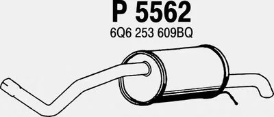 Глушитель выхлопных газов конечный FENNO купить