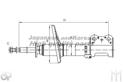 Амортизатор ASHUKI купить