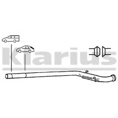 Труба выхлопного газа KLARIUS купить