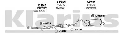Система выпуска ОГ KLARIUS купить