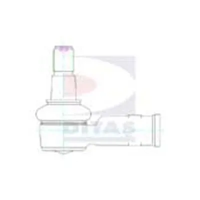 Наконечник поперечной рулевой тяги DITAS купить