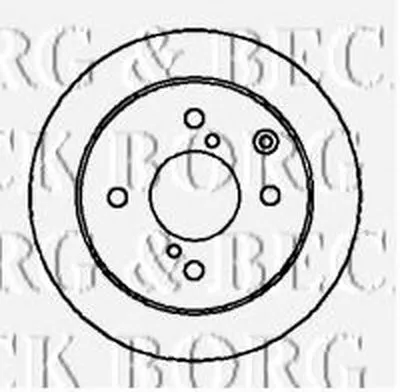 Тормозной диск BORG & BECK купить