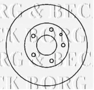 Тормозной диск BORG & BECK купить