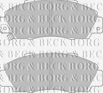 Комплект тормозных колодок, дисковый тормоз BORG & BECK купить