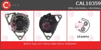 Генератор REMANUFACTURED SERIES CASCO купить