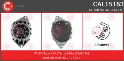 Генератор BRAND NEW SERIES CASCO купить