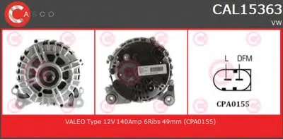 Генератор GENUINE SERIES CASCO купить