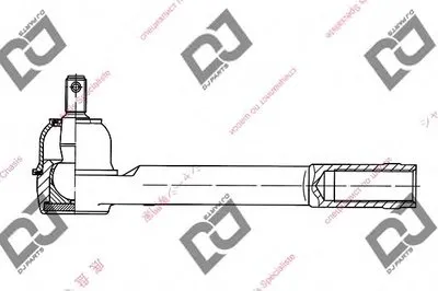 Наконечник поперечной рулевой тяги DJ PARTS купить