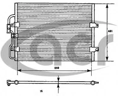 Конденсатор, кондиционер ACR купить
