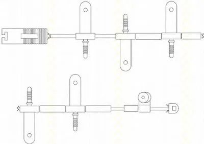 Сигнализатор, износ тормозных колодок TRISCAN купить