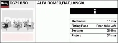 Тормозной суппорт Remanufactured REMY (Multiline) DELCO REMY купить