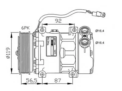 Компрессор, кондиционер NRF купить