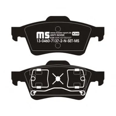 Комплект тормозных колодок, дисковый тормоз Anti-Noise MASTER-SPORT купить