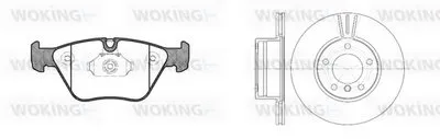 Комплект тормозов, дисковый тормозной механизм WOKING купить
