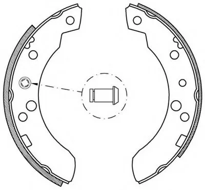 Комплект тормозных колодок ADVANCE OPEN PARTS купить