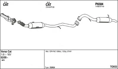 Система выпуска ОГ FENNO купить