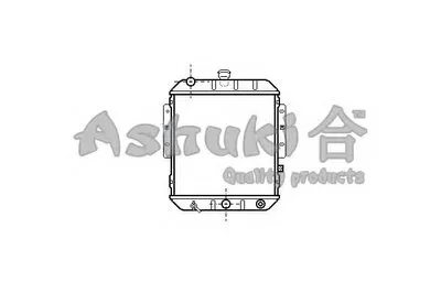 Радиатор, охлаждение двигателя ASHUKI купить