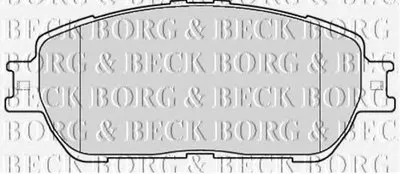 Комплект тормозных колодок, дисковый тормоз BORG & BECK купить