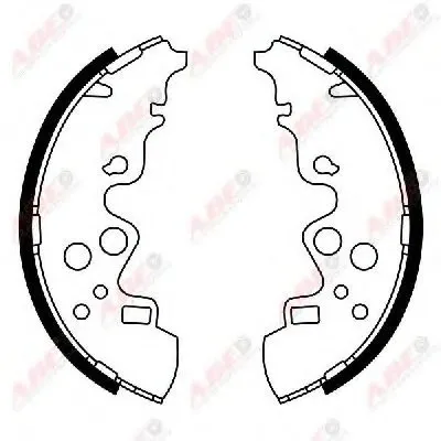 Комплект тормозных колодок ABE купить