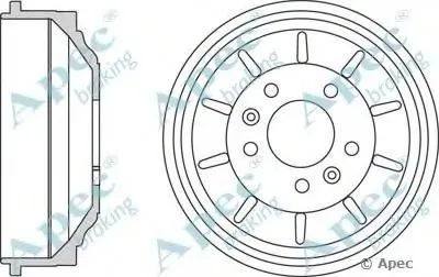 Тормозной барабан APEC braking купить