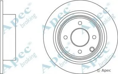 Тормозной диск APEC braking купить