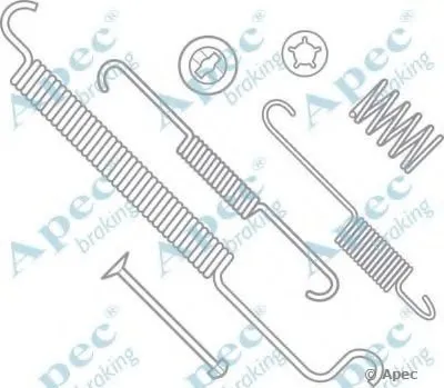 Комплектующие, тормозная колодка APEC braking купить