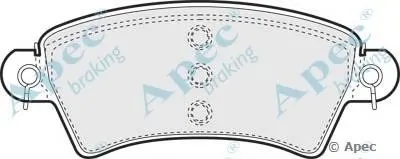 Комплект тормозных колодок, дисковый тормоз APEC braking купить
