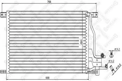 Конденсатор, кондиционер STELLOX купить
