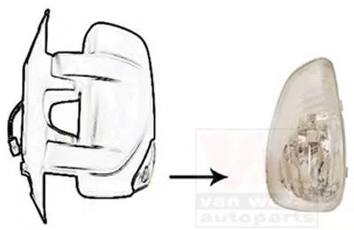 Фонарь указателя поворота VAN WEZEL купить