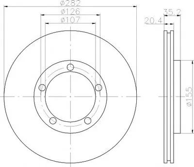 Тормозной диск PRO+ TEXTAR купить