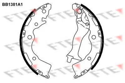 Комплект тормозных колодок FTE купить