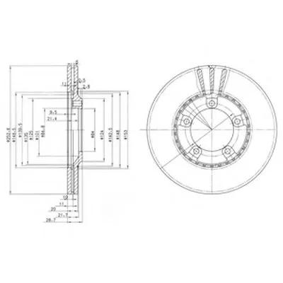 Тормозной диск DELPHI купить