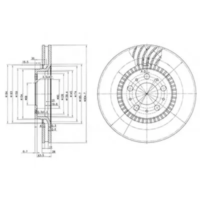 Тормозной диск DELPHI купить