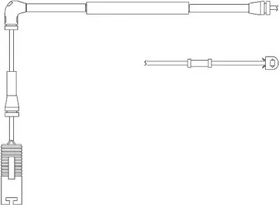 Сигнализатор, износ тормозных колодок KAWE купить