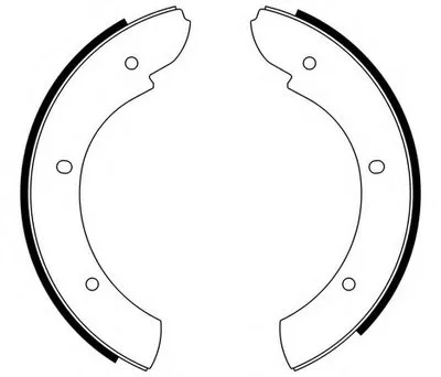 Комплект тормозных колодок; Комплект тормозных колодок, стояночная тормозная система E.T.F. купить
