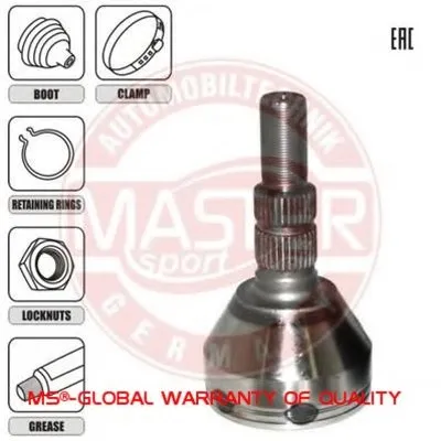 Шарнирный комплект, приводной вал MASTER-SPORT купить