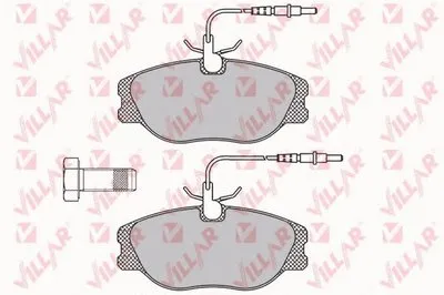 Комплект тормозных колодок, дисковый тормоз VILLAR купить