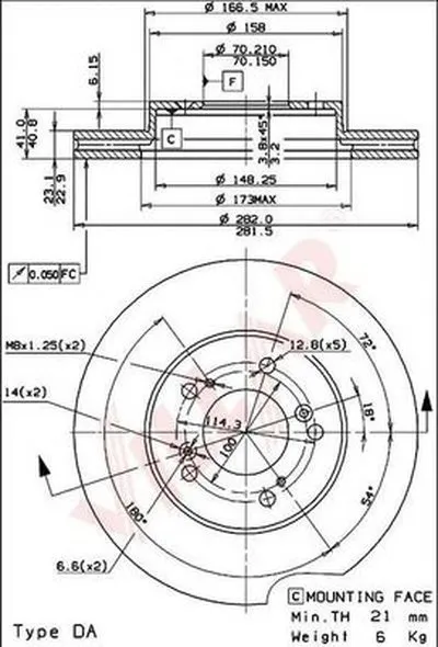 Тормозной диск VILLAR купить