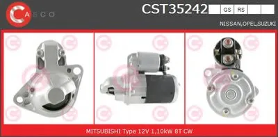 Стартер GENUINE SERIES CASCO купить