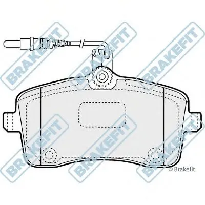 Комплект тормозных колодок, дисковый тормоз Brake Fit APEC braking купить