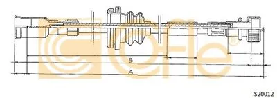 Тросик спидометра COFLE купить