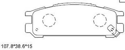 Комплект тормозных колодок, дисковый тормоз ASIMCO купить