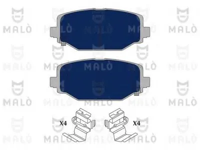 Комплект тормозных колодок, дисковый тормоз MALÒ купить