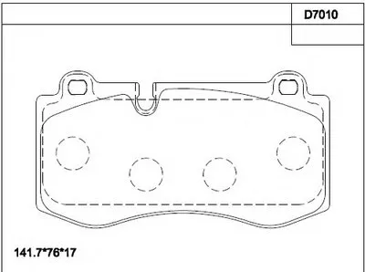 Комплект тормозных колодок, дисковый тормоз ASIMCO купить