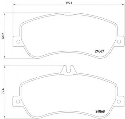 Комплект тормозных колодок, дисковый тормоз HELLA купить