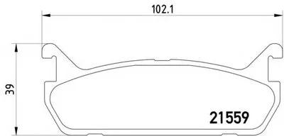 Комплект тормозных колодок, дисковый тормоз HELLA купить