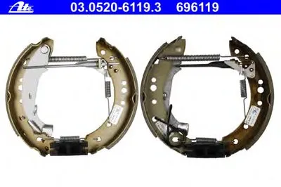 Комплект тормозных колодок Original ATE TopKit ATE купить