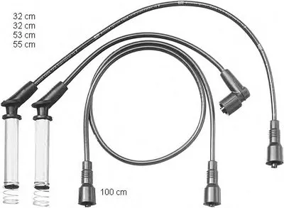 Комплект проводов зажигания BERU купить