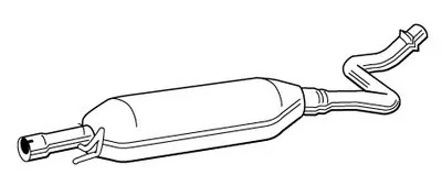 Средний глушитель выхлопных газов WALKER купить