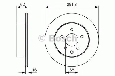 Тормозной диск BOSCH купить